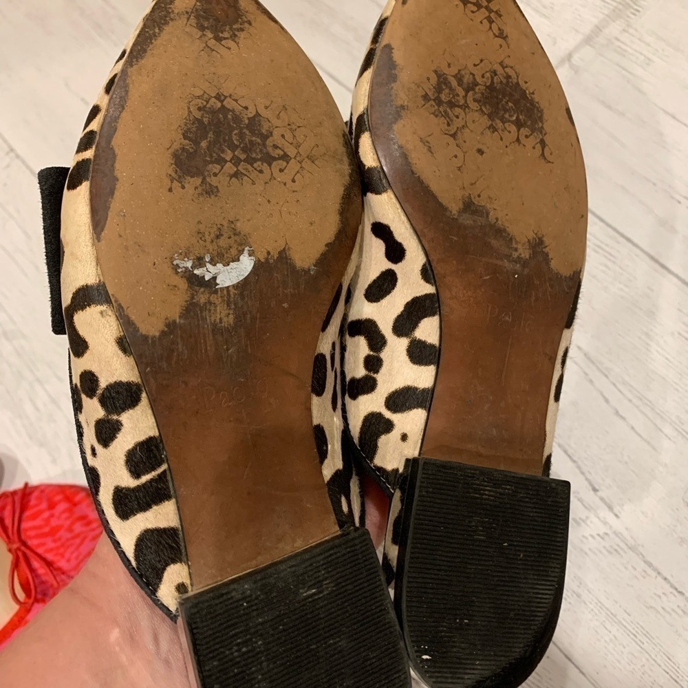 Paolo animal print flat mule size 5 - Picture 9 of 12